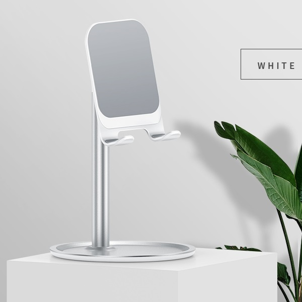 Uchwyt Biurkowy USAMS Na Telefon Tablet Srebrny