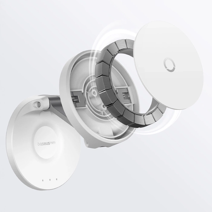 [PO ZWROCIE] Uchwyt magnetyczny składany Baseus MagPro do telefonu - biały