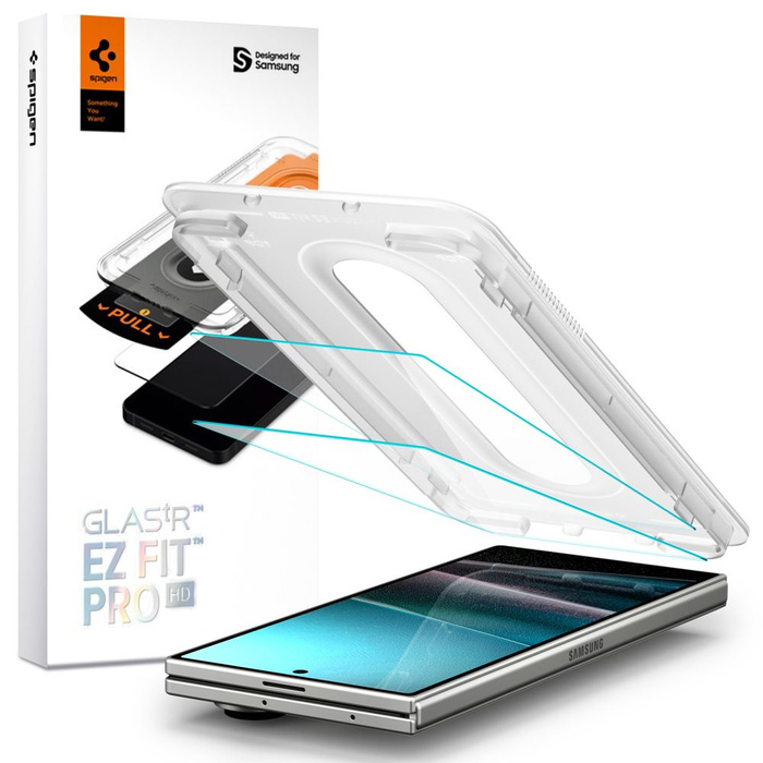 SZKŁO HARTOWANE SPIGEN SAMSUNG GALAXY Z FOLD 7 GLAS.TR ”EZ FIT PRO” HD 2-PACK CLEAR