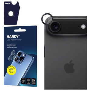 Ochrona na obiektyw aparatu 3MK iPhone 17 Air HARDY Lens Protection Pro Czarny
