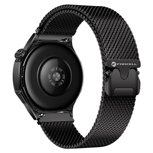 Pasek do Samsung Galaxy Watch Forcell F-Design FS10 magnetyczny stal 22 mm czarny