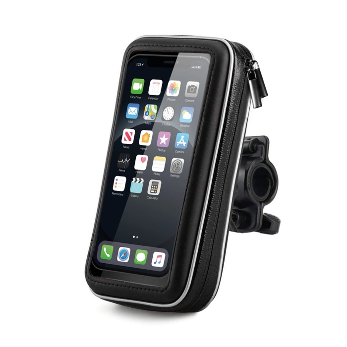 Wozinsky uchwyt na telefon do roweru, motocykla, hulajnogi czarny (WBHBK7)