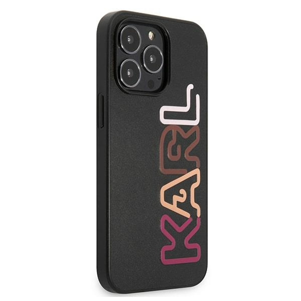 Etui KARL LAGERFELD Apple iPhone 13 Pro Multipink Brand Czarny Hardcase