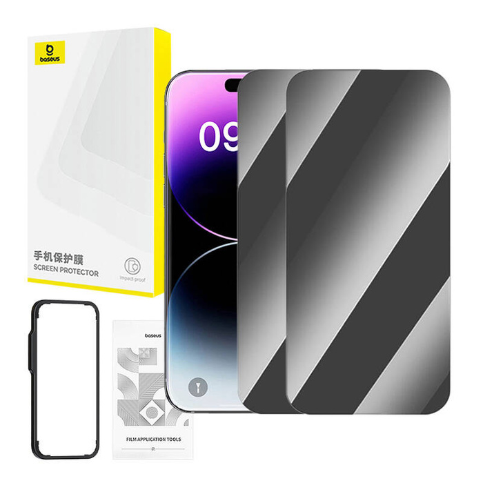 Prywatyzujące szkło hartowane Baseus Superior iPhone 14 Pro Max