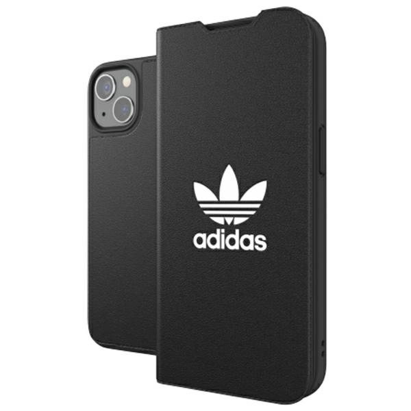 Etui ADIDAS Apple iPhone 13 Booklet Basic Czarny Biały Case