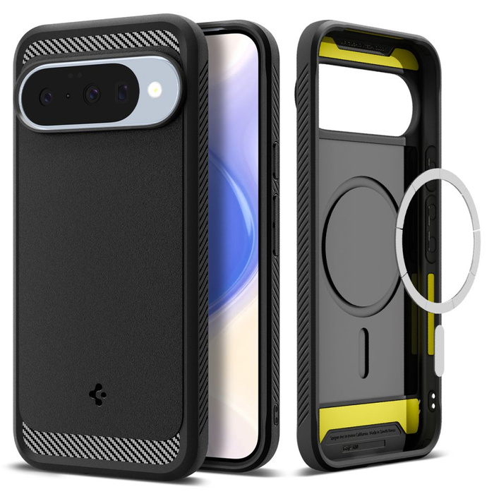 ETUI SPIGEN GOOGLE PIXEL 10 / 10 PRO RUGGED ARMOR MAG MAGSAFE MATTE BLACK