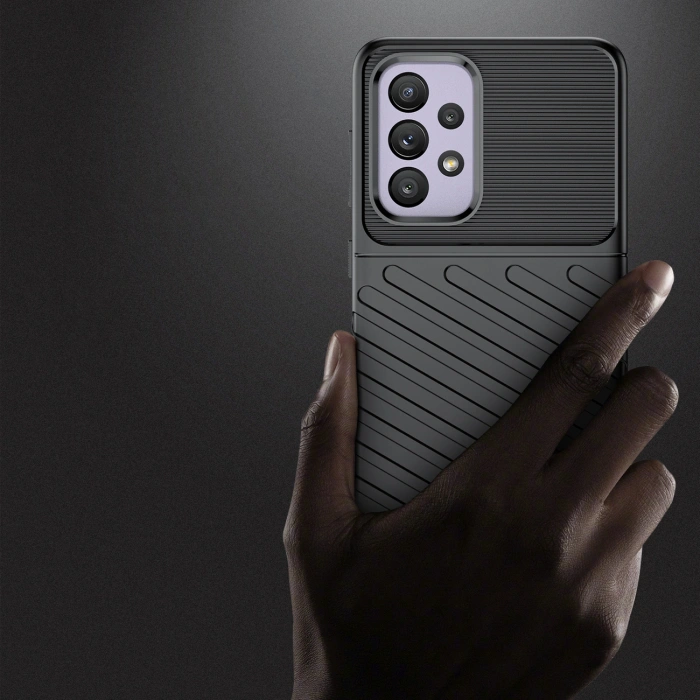 Thunder Case elastyczne pancerne etui pokrowiec Samsung Galaxy A33 5G czarny