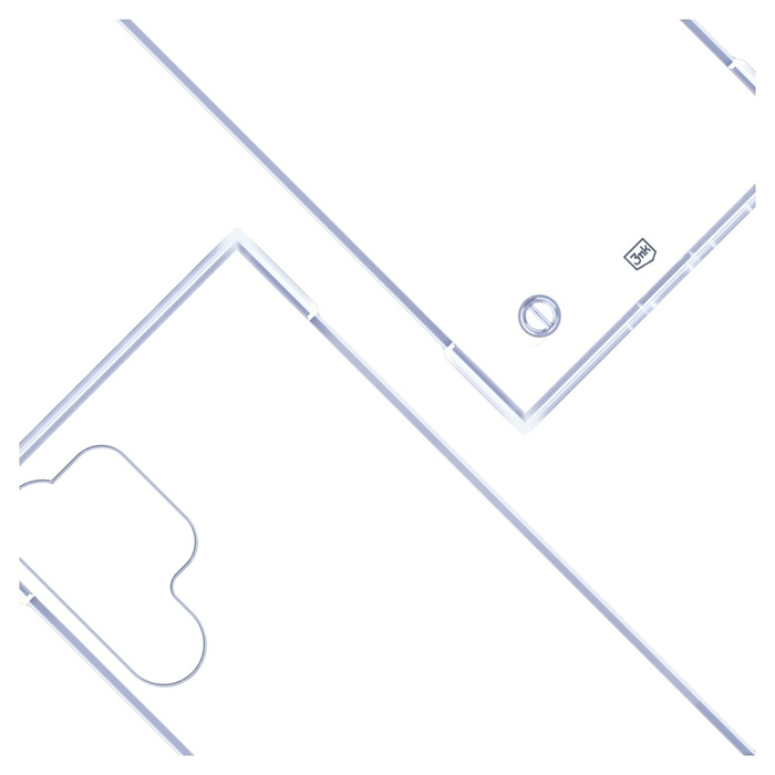 Etui 3MK Just20g Clear Case do Samsung  Galaxy S23 Ultra