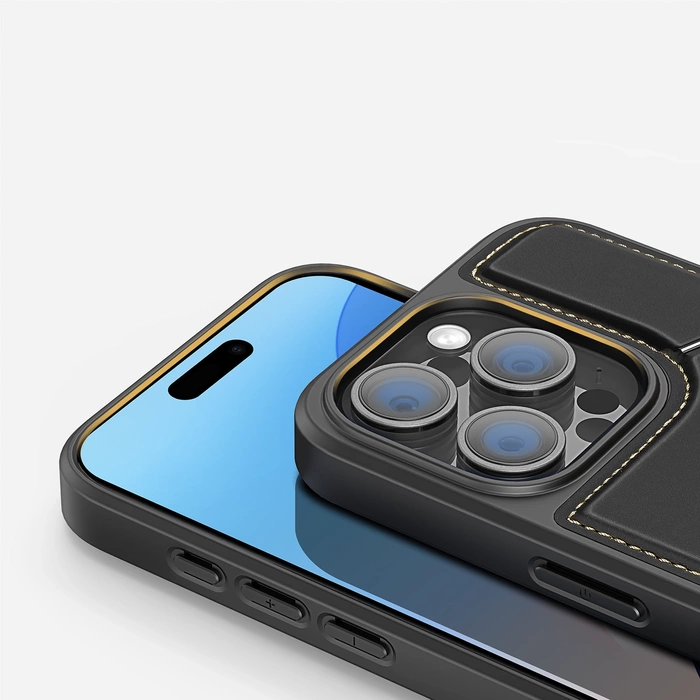 Etui Dux Ducis Rafi II Mag z MagSafe na iPhone 16 Pro - czarne