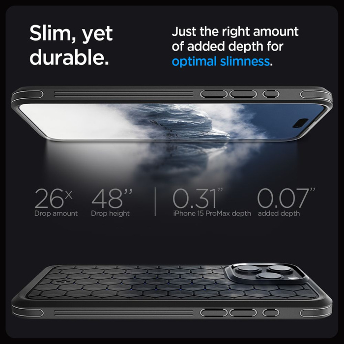 Etui iPhone 15 Pro Max Spigen Cryo Armor Cryo Blue