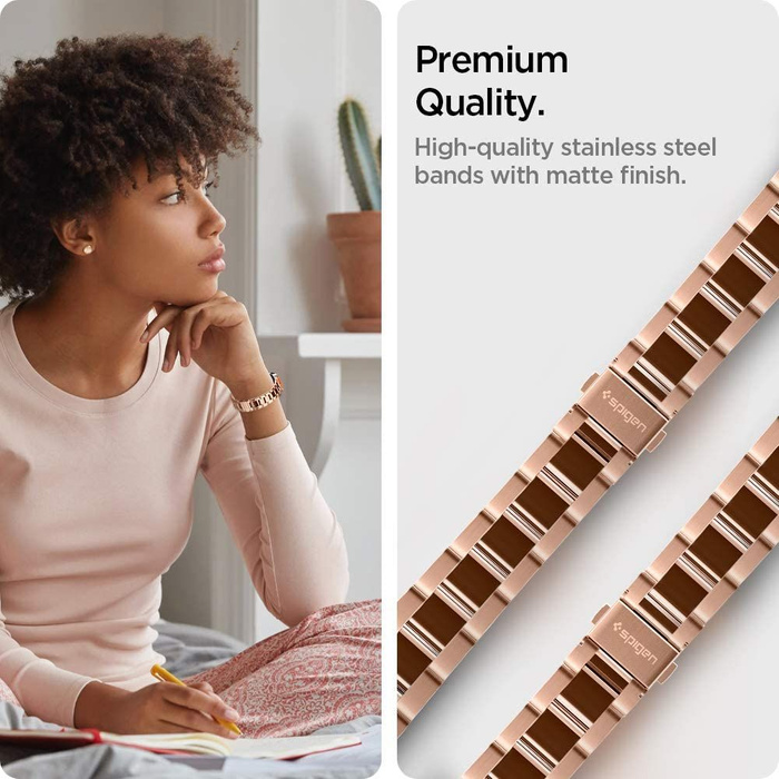 Bransoleta SPIGEN Samsung Galaxy Watch 42 MM Modern Fit Band Rose Gold Różowy