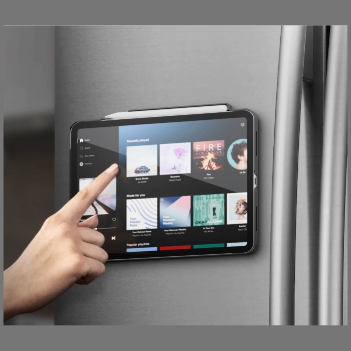 Etui UNIQ Rovus Snapmount Magnetic 360   Rotating Detachable do iPad Air 11" (M2/M3) / iPad Air 10.9" (2022/2020) czarny