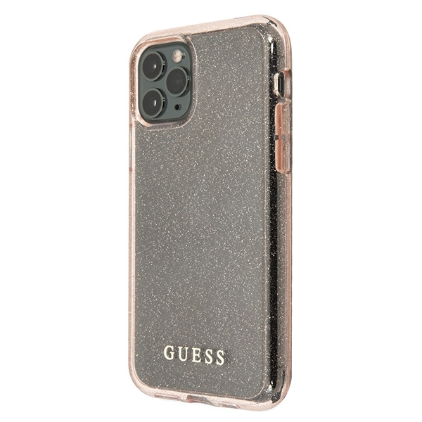 Etui GUESS Apple iPhone 11 Pro Max Glitter Różowy Case