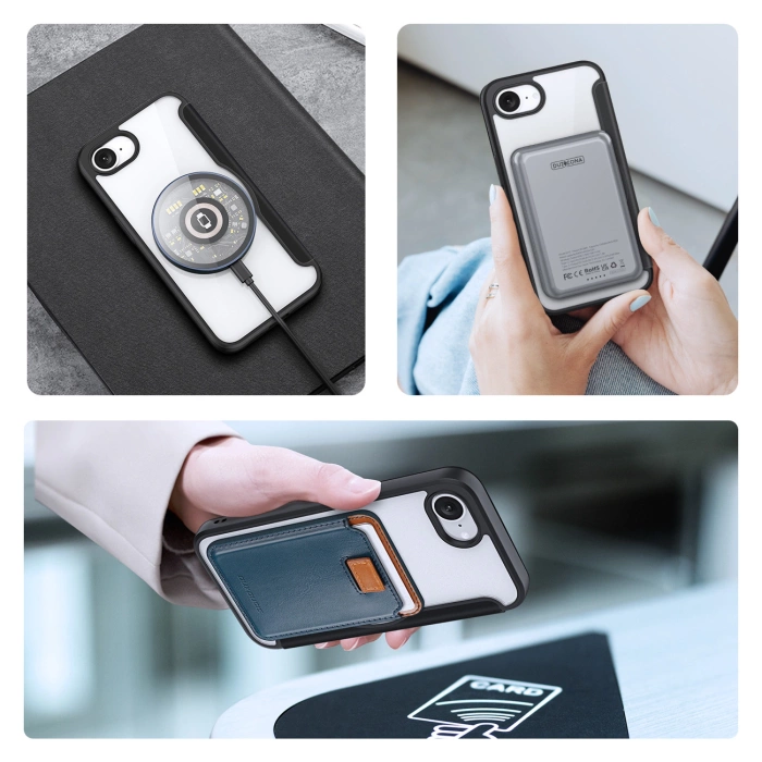 Etui Dux Ducis Skin X Pro z MagSafe na iPhone 16e - czarne