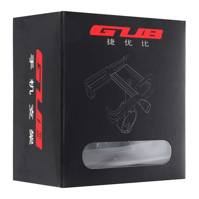 GUB uchwyt rowerowy na kierownicę P30 Aluminium srebrny