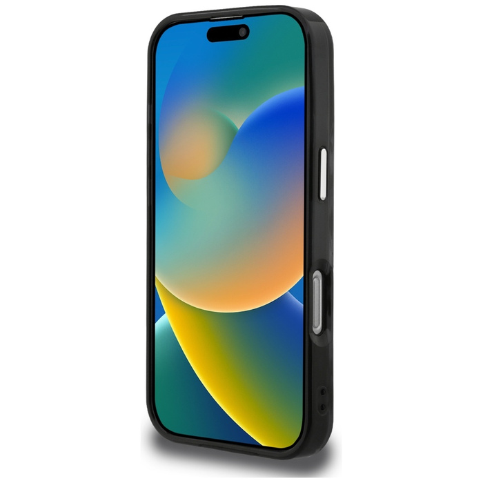 Etui Karl Lagerfeld IML Leopard Pattern  MagSafe do iPhone 16 Pro czarny