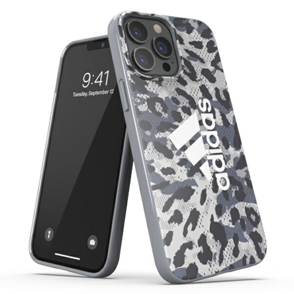 Etui ADIDAS Apple iPhone 13 13 Pro Snap Case Leopard Szary Case