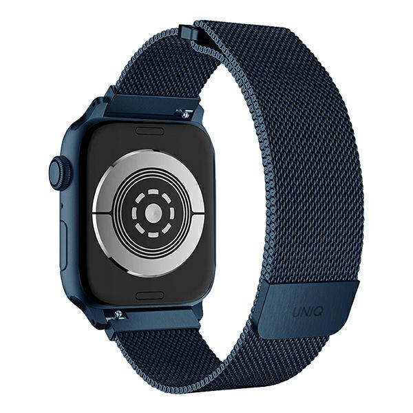UNIQ pasek Dante Apple Watch Series 4/5/6/7/SE 38/40/41mm. Stainless Steel niebieski/cobalt blue