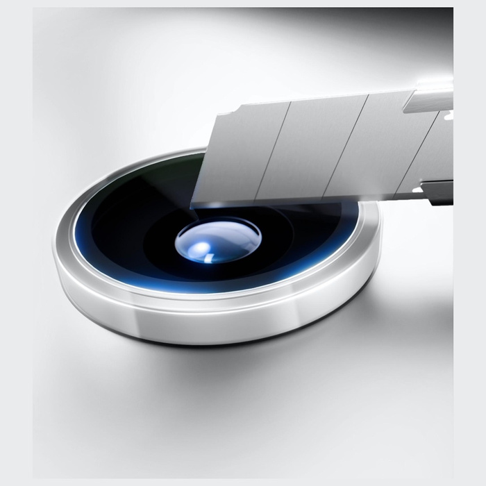 Ochrona na obiektyw aparatu 3MK iPhone 17 Pro /17 Pro Max HARDY Lens Protection Pro Przezroczysty