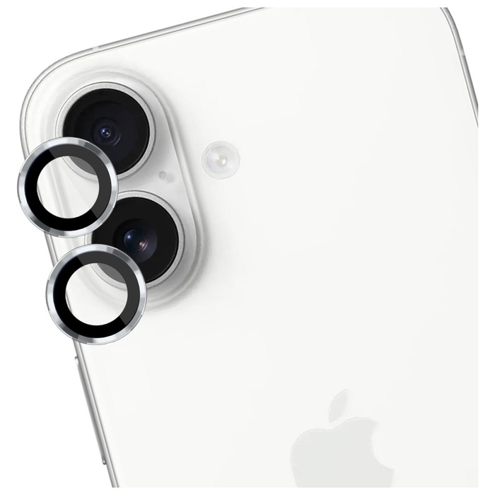 Ochrona na obiektyw aparatu 3MK iPhone 17 Lens Protection Pro Srebrny