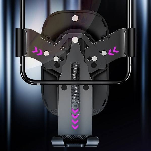 USAMS Uchwyt do kratki wentylacyjnej nawiewu Gravity czarny