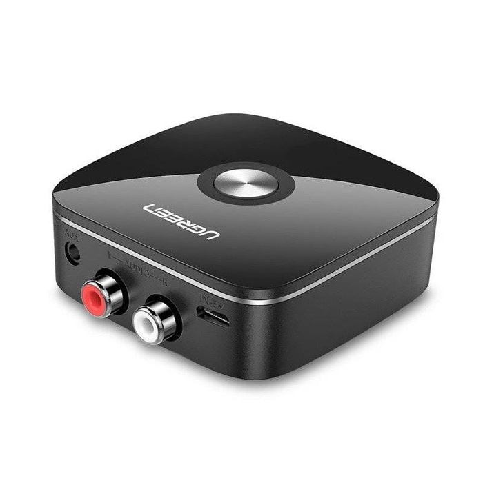 Adapter odbiornik Bluetooth 5.0 UGREEN 2x RCA, jack 3,5mm, aptX CM106