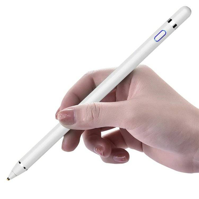 Cartinoe pojemnościowy rysik stylus pen do iPad z cienką końcówką 1,5 mm biały