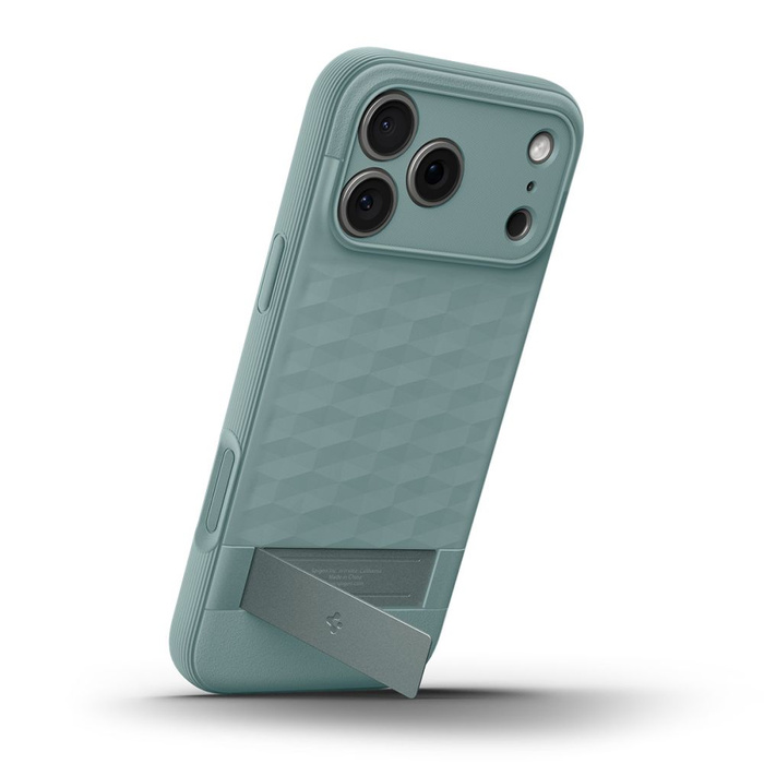 ETUI SPIGEN IPHONE 17 PRO MAX PARALLAX ”S” MAG MAGSAFE SAGE GREEN