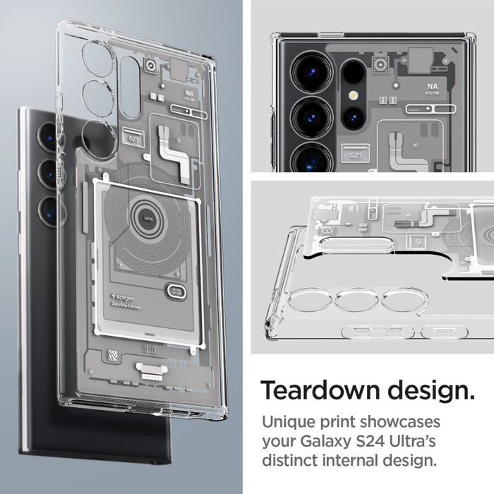 Etui Spigen Ultra Hybrid Galaxy S24 Ultra Zero One White Case