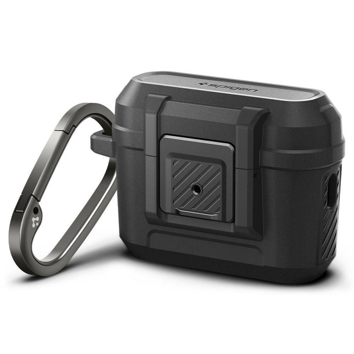 ETUI SPIGEN LOCK FIT AIRPODS PRO 1 / 2 MATTE BLACK