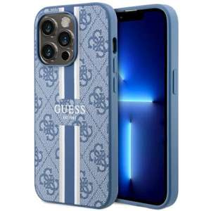 Etui Guess GUHMP14LP4RPSB iPhone 14 Pro 6.1" niebieski/blue hardcase 4G Printed Stripes MagSafe Case