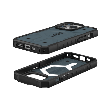 Etui UAG Pathfinder Magsafe - obudowa ochronna do iPhone 15 Pro kompatybilna z MagSafe (cloud blue) Case