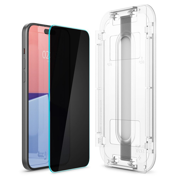 Szkło Hartowane Spigen Glas.tr ”ez Fit” 2-pack iPhone 15 Plus Privacy