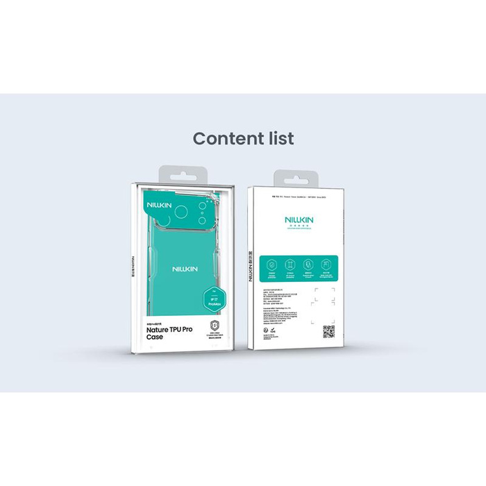 NILLKIN NATURE PRO IPHONE 17 Pro Max CLEAR / PRZEŹROCZYSTY