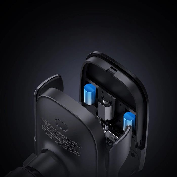 Uchwyt samochodowy z ładowarką Baseus MilkyWay Pro 15W (czarny)