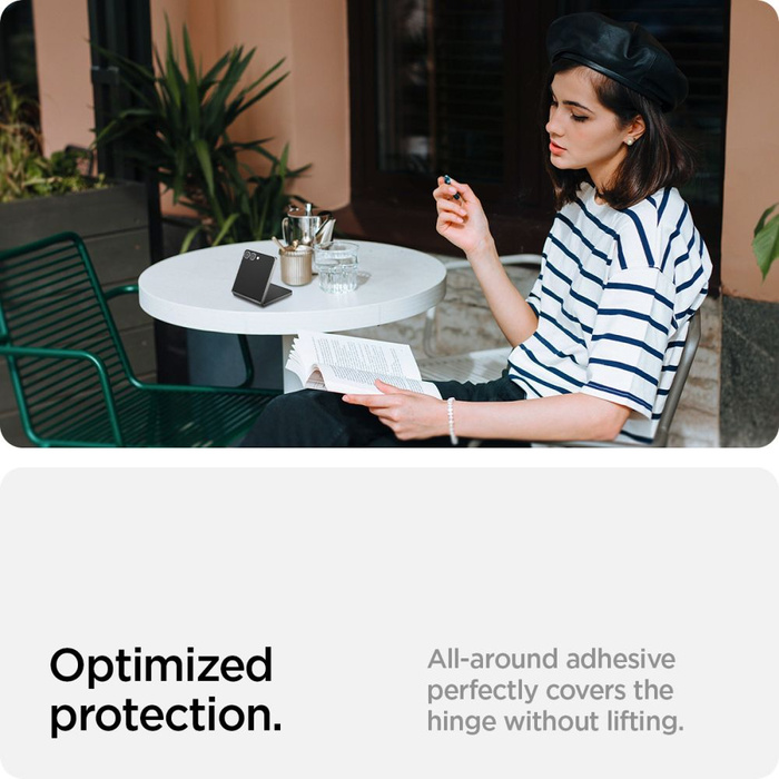 SZKŁO HARTOWANE SPIGEN SAMSUNG GALAXY Z FLIP 7 GLAS.TR ”EZ FIT” HD 2-PACK CLEAR