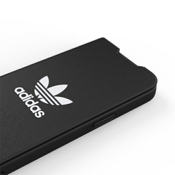 Etui ADIDAS Apple iPhone 13 Booklet Basic Czarny Biały Case