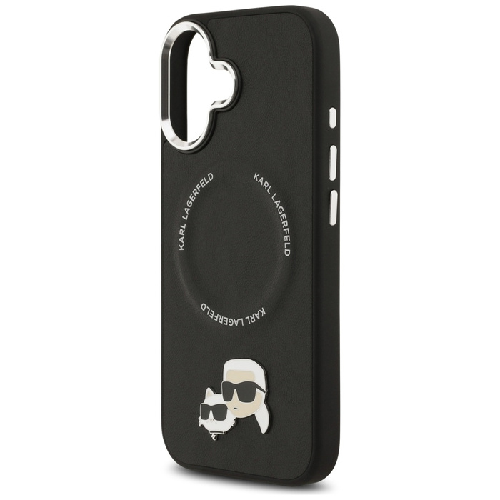 Etui Karl Lagerfeld Karl & Choupette     Pins MagSafe do iPhone 17 czarny