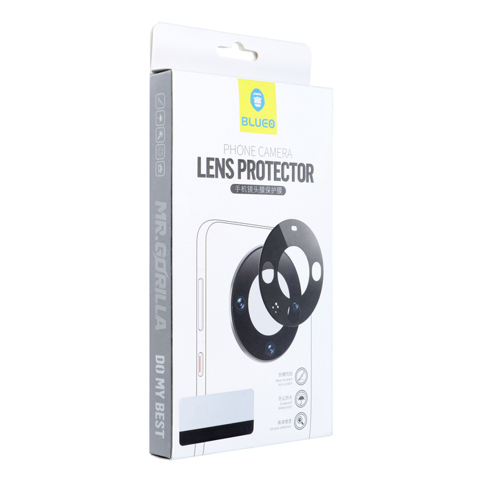 5D Mr. Monkey Armor Camera Glass (Hot Bending) - do Samsung Galaxy S24 Plus / S25 Plus czarny