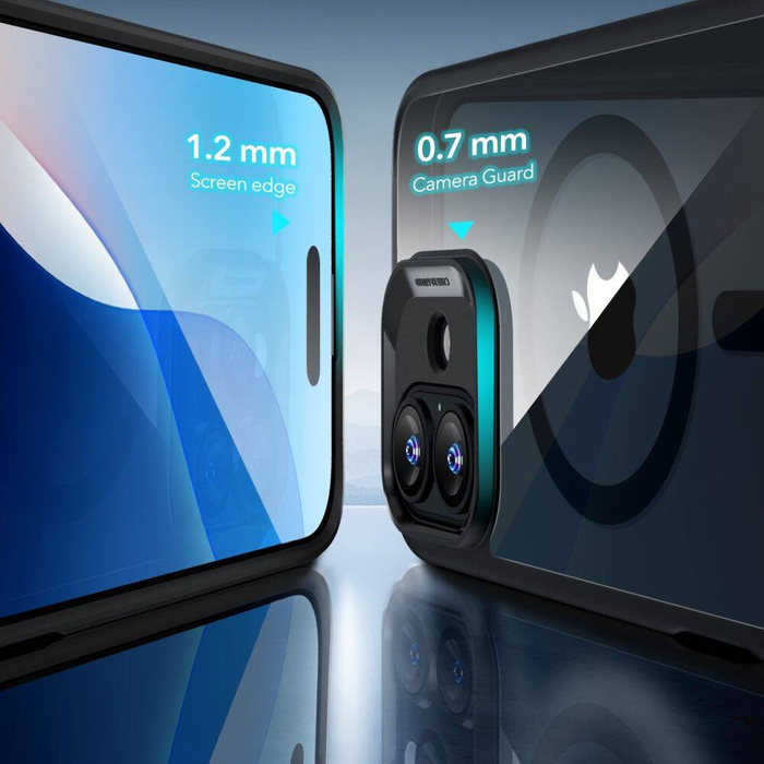 Etui ESR CLASSIC HYBRID HALOLOCK MAGSAFE & TEMPERED GLASS IPHONE 16 PLUS CLEAR/BLACK