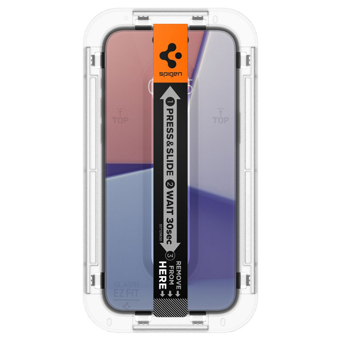 Szkło Hartowane Spigen iPhone 16 Plus / 15 Plus Glas.tr ”ez Fit” 2-pack  
