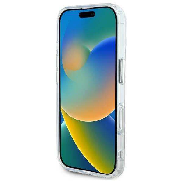 Etui Karl Lagerfeld iPhone 16 Plus 6.7" biały/white hardcase IML Metal Karl Head MagSafe