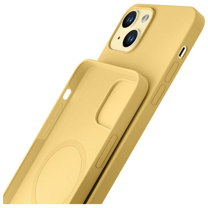 Etui 3MK Hardy Case iPhone 15 Plus 6.7" żółty/yellow MagSafe Case