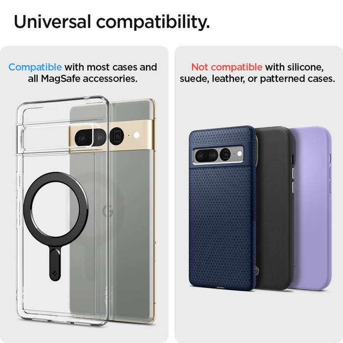 Blaszka Ring Spigen Onetap Ring Magnetic Magsafe Plate Black