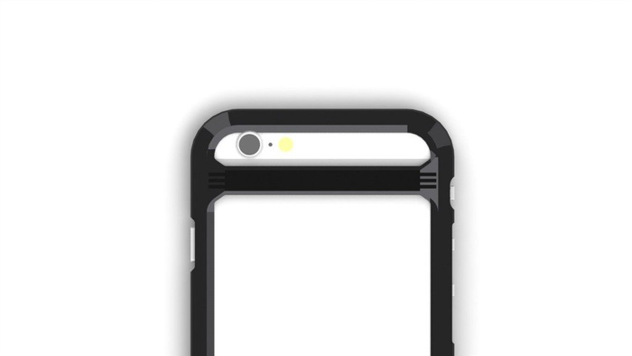 Etui LJY Assem X iPhone 6 6S Aluminium Bumper Ramka Czarny