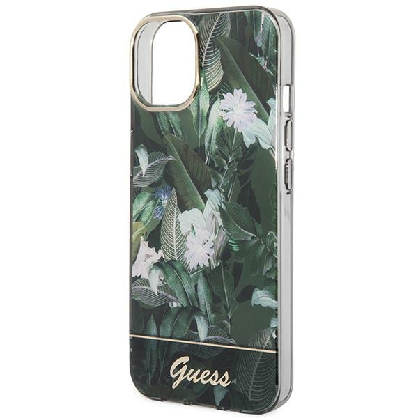 Etui GUESS Apple iPhone 14 Plus Jungle Collection Zielony Hardcase