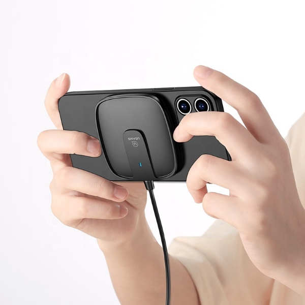 Ładowarka Indukcyjna USAMS Apple iPhone 12 Series Magnetic 15W US-CD153 CD153DZ01 Czarny