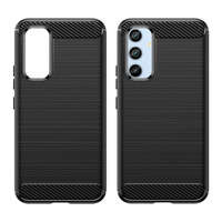 Etui Carbon Case etui do Samsung Galaxy A54 5G elastyczny silikonowy karbonowy pokrowiec czarne Case