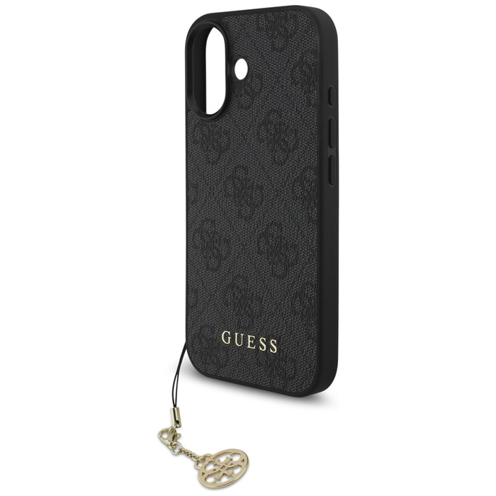 Etui Guess 4G Charms Collection MagSafe  do iPhone 17 czarny