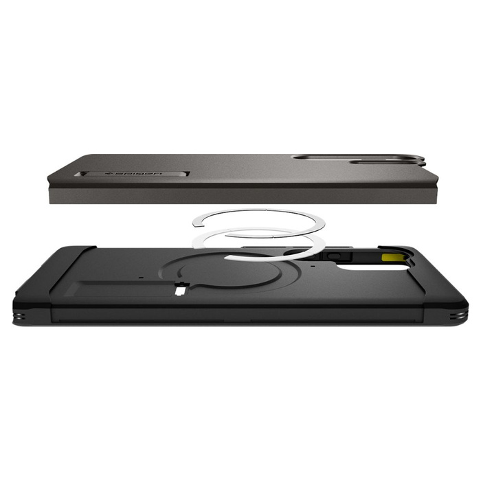 ETUI SPIGEN TOUGH ARMOR MAGSAFE SAMSUNG GALAXY S25 ULTRA GUNMETAL